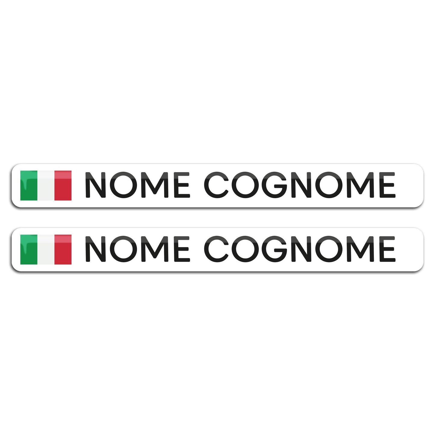 NOME E COGNOME IN RESINA 3D - Record Moda