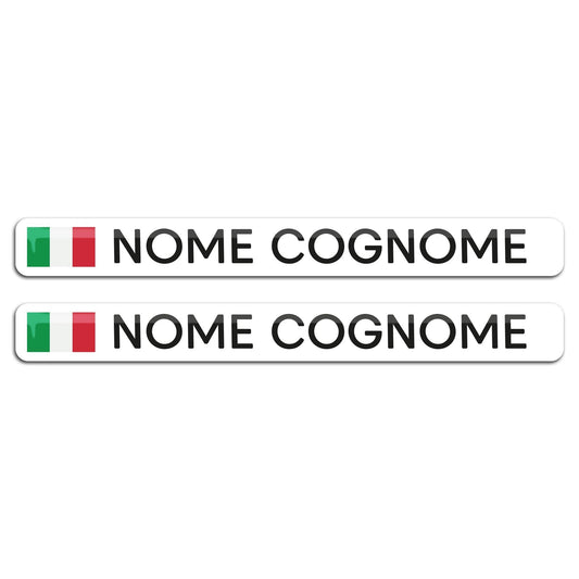 NOME E COGNOME IN RESINA 3D - Record Moda