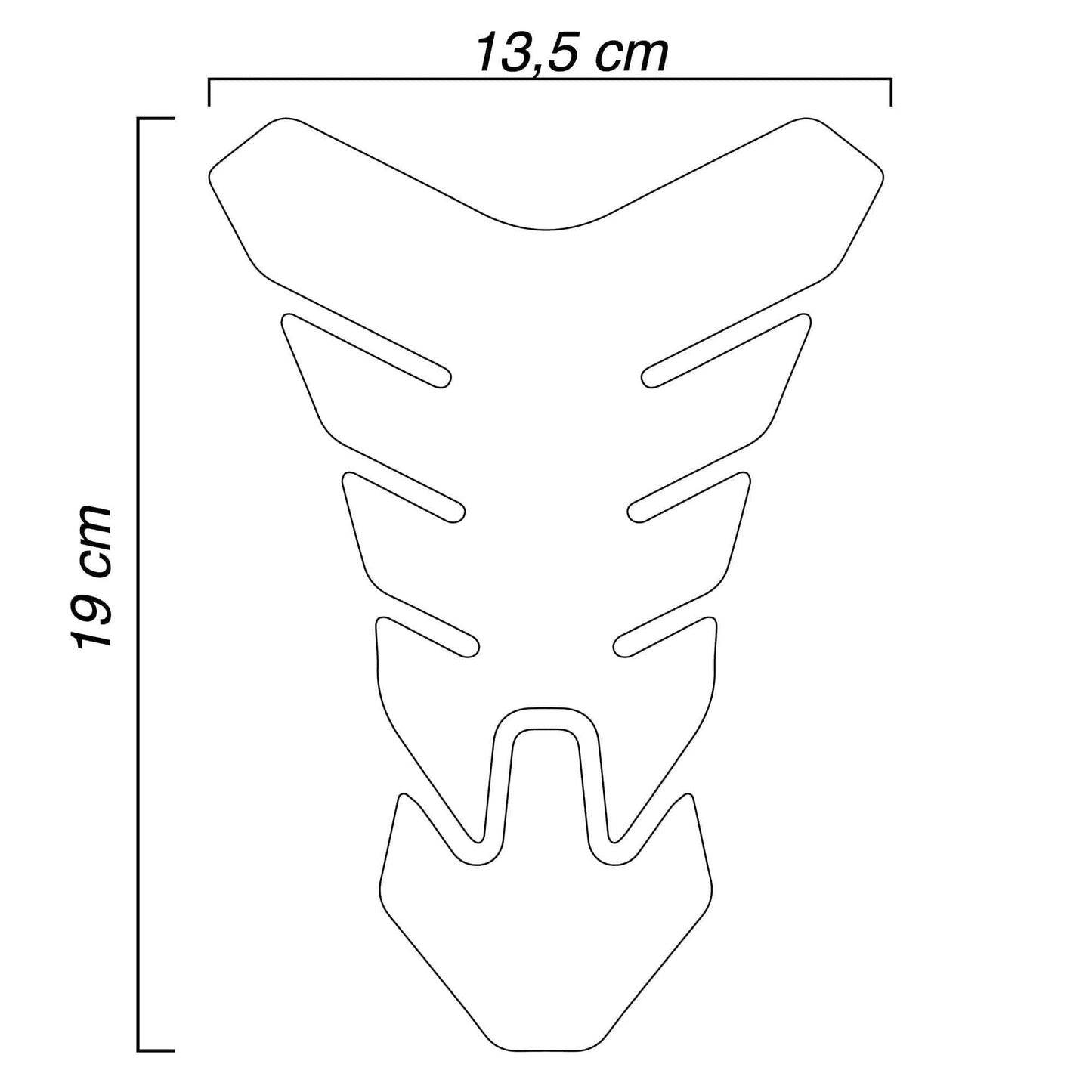 PARASERBATOIO MOTO IN RESINA 3D - Record Moda