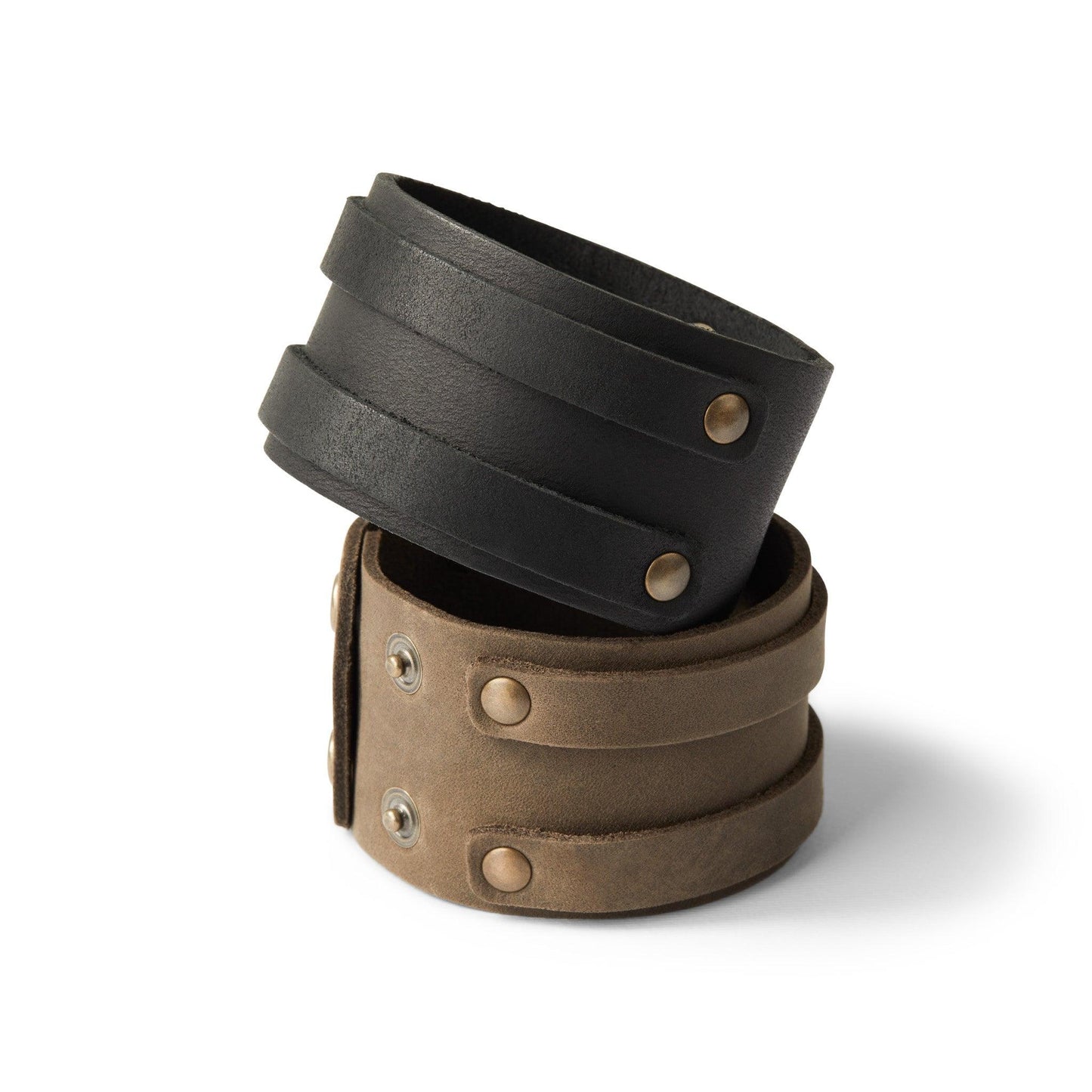 POLSINO IN CUOIO A DUE FASCE - Record Moda